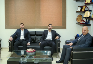 المدير العام للدفاع المدني يستقبل المحامي أنطوني نجاريان و السيد جوي صاروفيم