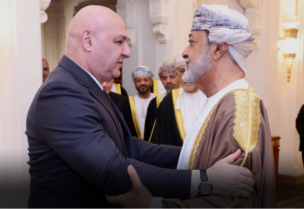 السلطان هيثم بن طارق والرئيس جوزاف عون
