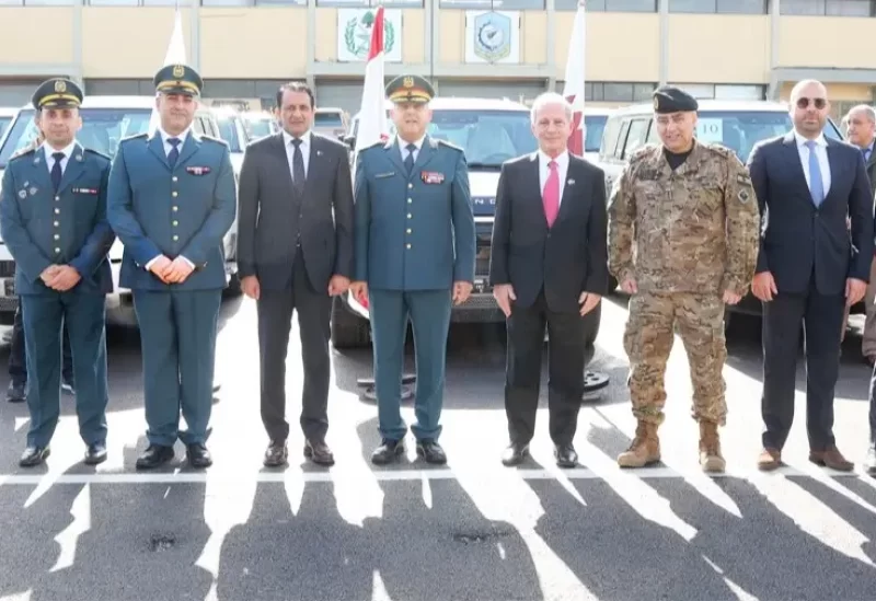 الجيش يتسلّم الدفعة الأولى من الهبة القطرية في اللواء اللوجستي – كفرشيما