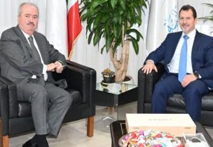 وزير المهجرين وزير الدولة لشؤون التكنولوجيا والذكاء الاصطناعي كمال شحادة وزير المال ياسين جابر