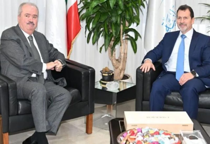 وزير المهجرين وزير الدولة لشؤون التكنولوجيا والذكاء الاصطناعي كمال شحادة وزير المال ياسين جابر