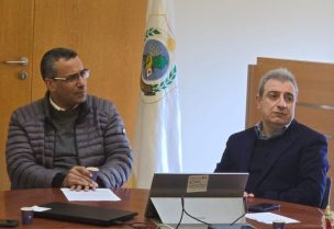 عضو اللقاء الديمقراطي النائب وائل ابو فاعور وزير الزراعة نزار هاني