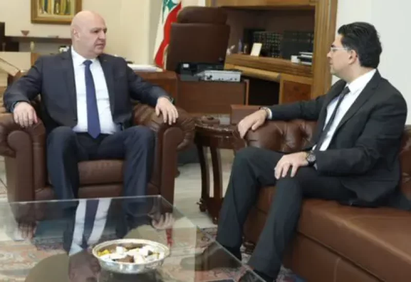 رئيس الجمهورية العماد جوزاف عون مع وزير الإعلام المحامي الدكتور بول مرقص