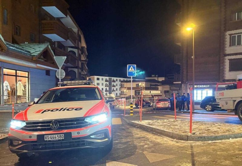 حريق حانة في منتجع كران مونتانا الجبلي في سويسرا