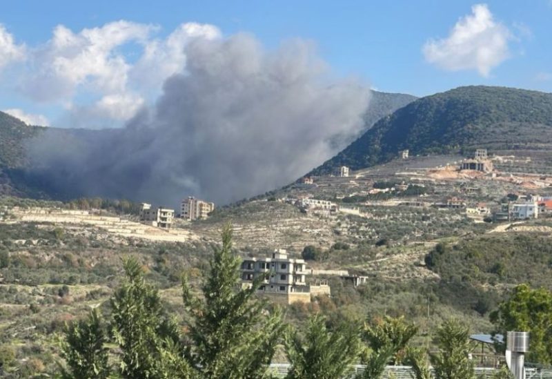 غارات إسرائيلية في محيط كفرملكى وبرتا وبصليا جنوب لبنان