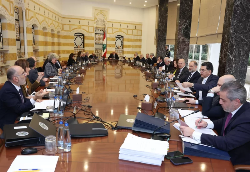 لبنان – The Council of Ministers approves an agreement to transfer Syrian prisoners and approves the reconstruction methodology
