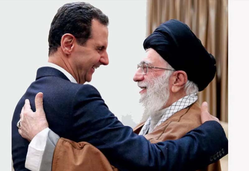 المرشد الإيراني علي خامنئي وبشار الأسد