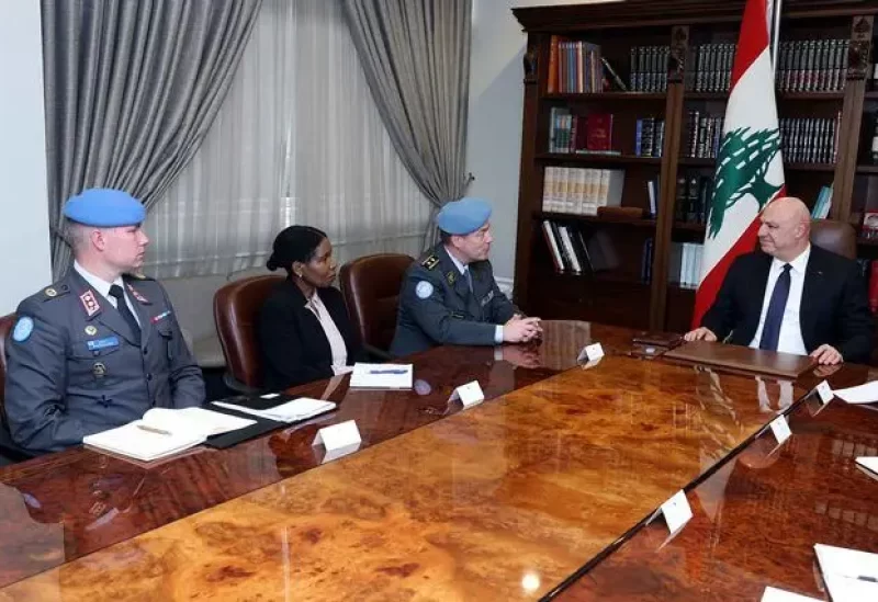 لبنان – الرئيس عون استقبل رئيس هيئة مراقبة الهدنة في زيارة وداعية