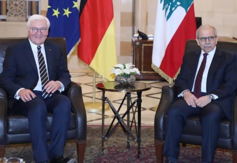 رئيس مجلس الوزراء نواف سلام رئيسَ جمهورية ألمانيا الاتحادية فرانك-فالتر شتاينماير