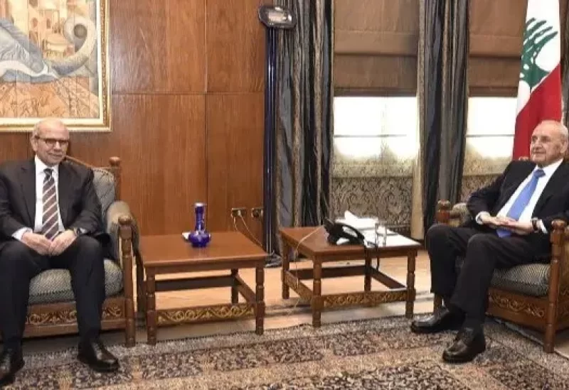 رئيس مجلس النواب نبيه بري في مقر الرئاسة الثانية في عين التينة رئيس الحكومة نواف سلام
