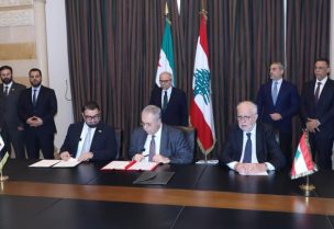 توقيع اتفاق بين سوريا ولبنان