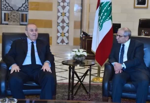 رئيس مجلس الوزراء الدكتور نواف سلام اليوم في السرايا رئيس الوزراء العراقي السابق الدكتور إياد علاوي