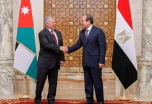 لقاء سابق بين الرئيس المصري عبد الفتاح السيسي والعاهل الأردني الملك عبد الله
