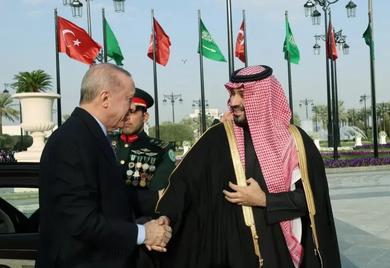 الرئيس التركي رجب طيب أردوغان إلى الرياض مع ولي العهد السعودي الأمير محمد بن سلمان