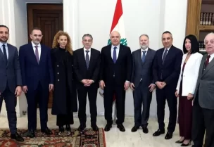 رئيس الجمهورية العماد جوزاف عون خلال لقائه مجلس إدارة المؤسسة العامة لتشجيع الاستثمارات في لبنان (IDAL)