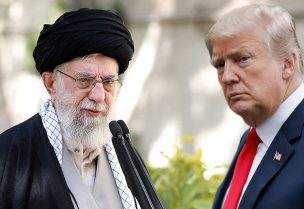 الرئيس الأمريكي دونالد ترامب والمرشد الإيراني علي خامنئي