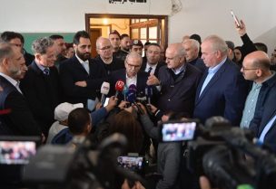 رئيس الحكومة نواف سلام خلال زيارته إلى مرجعيون