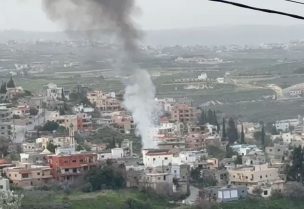 غارة إسرائيلية استهدفت سيارة في بلدة يانوح جنوب لبنان