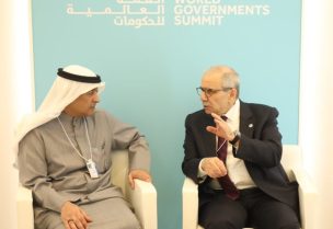 رئيس مجلس الوزراء الدكتور نواف سلام يلتقي الأمين العام لمجلس التعاون الخليجي جاسم البديوي