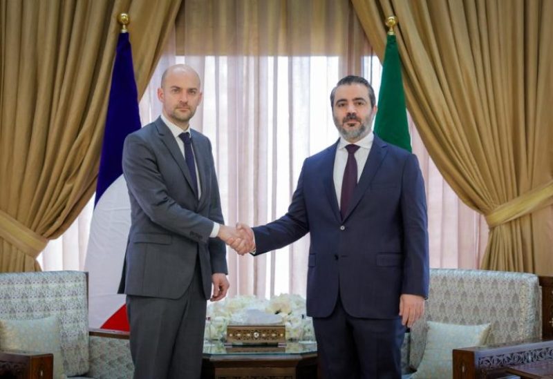 وزير الخارجية السوري أسعد الشيباني يلتقي نظيره الفرنسي جان نويل بارو