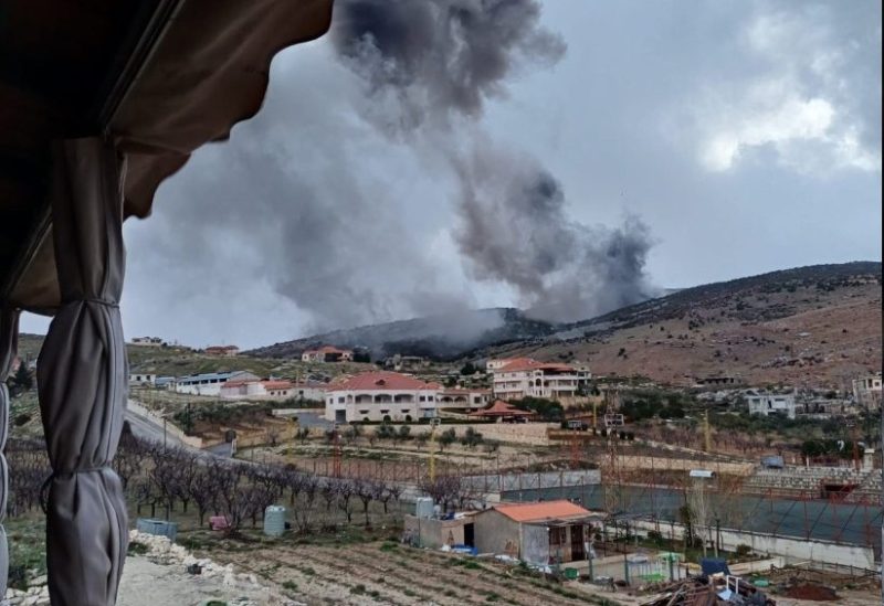 غارة إسرائيلية عنيفة على منطقة بوادي في بعلبك