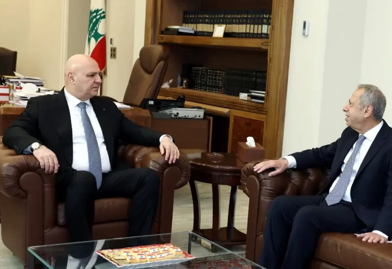 رئيس الجمهورية اللبنانية جوزاف عون مع النائب عدنان طرابلسي المستجدات السياسية في البلاد