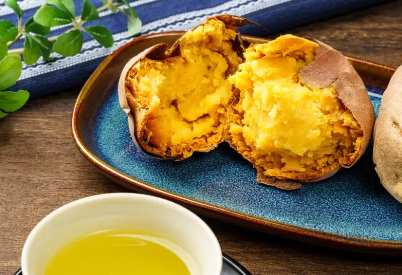 طب وصحة – البطاطا الحلوة وزبدة الفول السوداني: وجبة خفيفة متوازنة وصحية