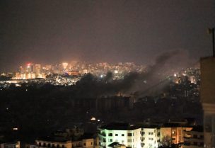 غارة جوية إسرائيلية أُبلغ على الضاحية الجنوبية لبيروت. رويترز