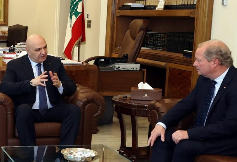 النائب كميل شمعون ورئيس الجمهورية جوزاف عون