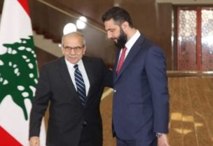 الرئيس السوري أحمد الشرع ورئيس الحكومة نواف سلام