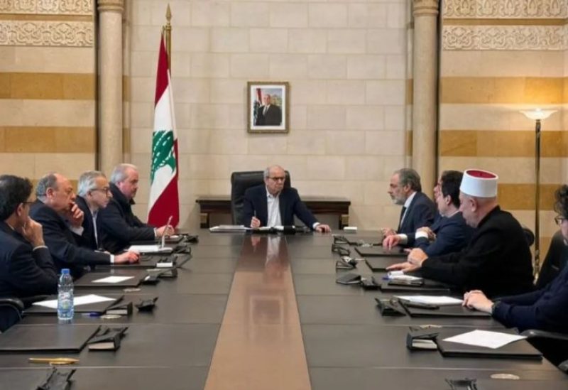 سلام يلتقي وفد نقابة مستوردي المواد الغذائية في السرايا الحكومية