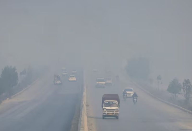 الضباب الدخاني وتلوث الهواء في مدينة بيشاور بباكستان