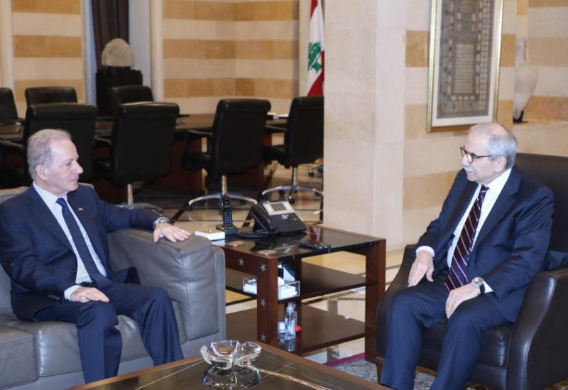رئيس مجلس الوزراء الدكتور نواف سلام يستقبل السفير الأميركي في بيروت ميشال عيسى