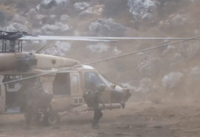 لبنان – حزب الله يعلن أنه تصدى لمحاولة هبوط إسرائيلية قرب الحدود السورية وأسقط مروحية