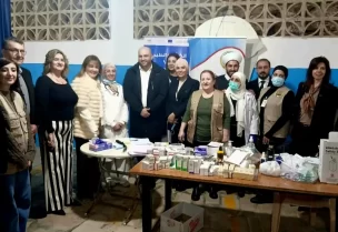 وزير الصحة العامة الدكتور راكان ناصر الدين على عدد من مراكز الاستضافة في قضاء جبيل