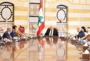 رئيس الجمهورية العماد جوزاف عون امام أعضاء "اللجنة الخماسية"