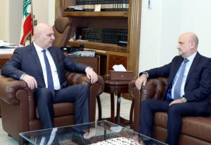 رئيس الجمهورية جوزاف عون النائب سيمون أبي رميا في قصر بعبدا