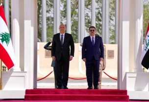 رئيس الجمهورية العماد جوزاف عون مع رئيس الوزراء العراقي محمد شياع السوداني خلال زيارة سابقة للرئيس عون للعراق