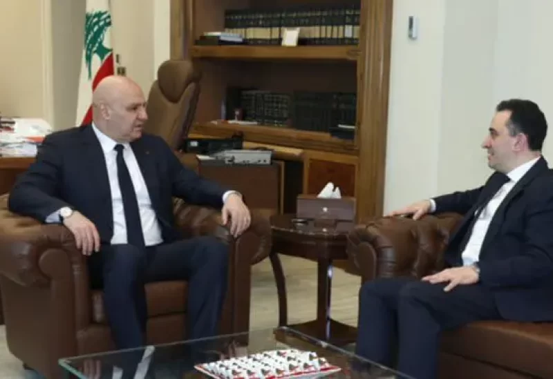 رئيس الجمهورية العماد جوزاف عون مع النائب رازي الحاج