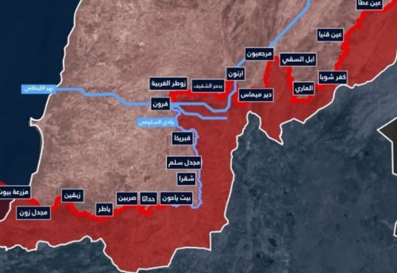 الجيش الأسرائيلي يوجه تحذيرا جديدا لسكان جنوب لبنان
