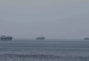 سفن في مضيق هرمز -رويترز