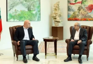 رئيس الجمهورية العماد جوزاف عون رئيس مجلس الوزراء نواف سلام في قصر بعبدا،
