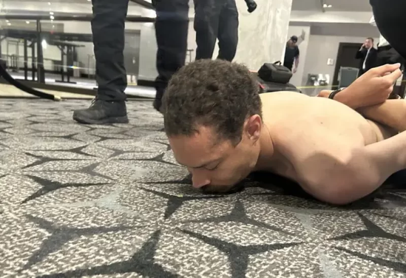 صورة مطلق النار بعد توقيفه - من حساب الرئيس ترامب على تروث سوشيال