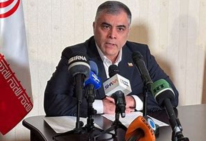وزير النفط الإيراني محسن باك نجاد يدلي ببيان في موسكو يوم 25 أبريل نيسان 2025. تصوير: أولسيا أستاخوفا - رويترز