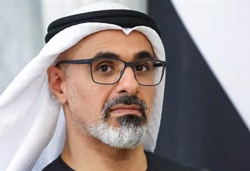 ولي عهد أبو ظبي الشيخ خالد بن محمد بن زايد يحضر اجتماع في مينسك يوم 27 يونيو حزيران 2025. صورة لوكالة سبوتنيك الروسية للأنباء حصلت عليها رويترز من طرف ثالث