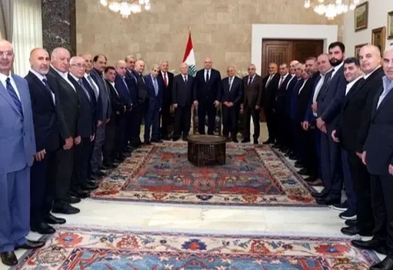 الرئيس عون جاء خلال استقباله النائب ميشال ضاهر مع وفد من الاتحادات الزراعية