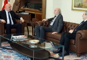 رئيس الجمهورية العماد جوزاف عون بعد ظهر اليوم في قصر بعبدا، الرئيس السابق للحزب التقدمي الاشتراكي وليد جنبلاط وعضو “اللقاء الديمقراطي” النائب وائل أبو فاعور.
