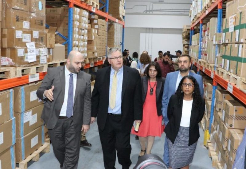 وزير الصحّة تسلّم هبة أدوية ومستلزمات من صندوق الأمم المتحدة للسكان