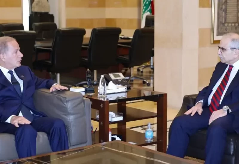رئيس مجلس الوزراء اللبناني نواف سلام سفير الولايات المتحدة لدى لبنان ميشال عيسى