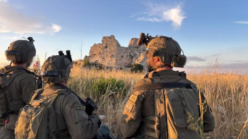الجيش الإسرائيلي خلال عملياته العسكرية في منطقة الشقيف جنوب لبنان